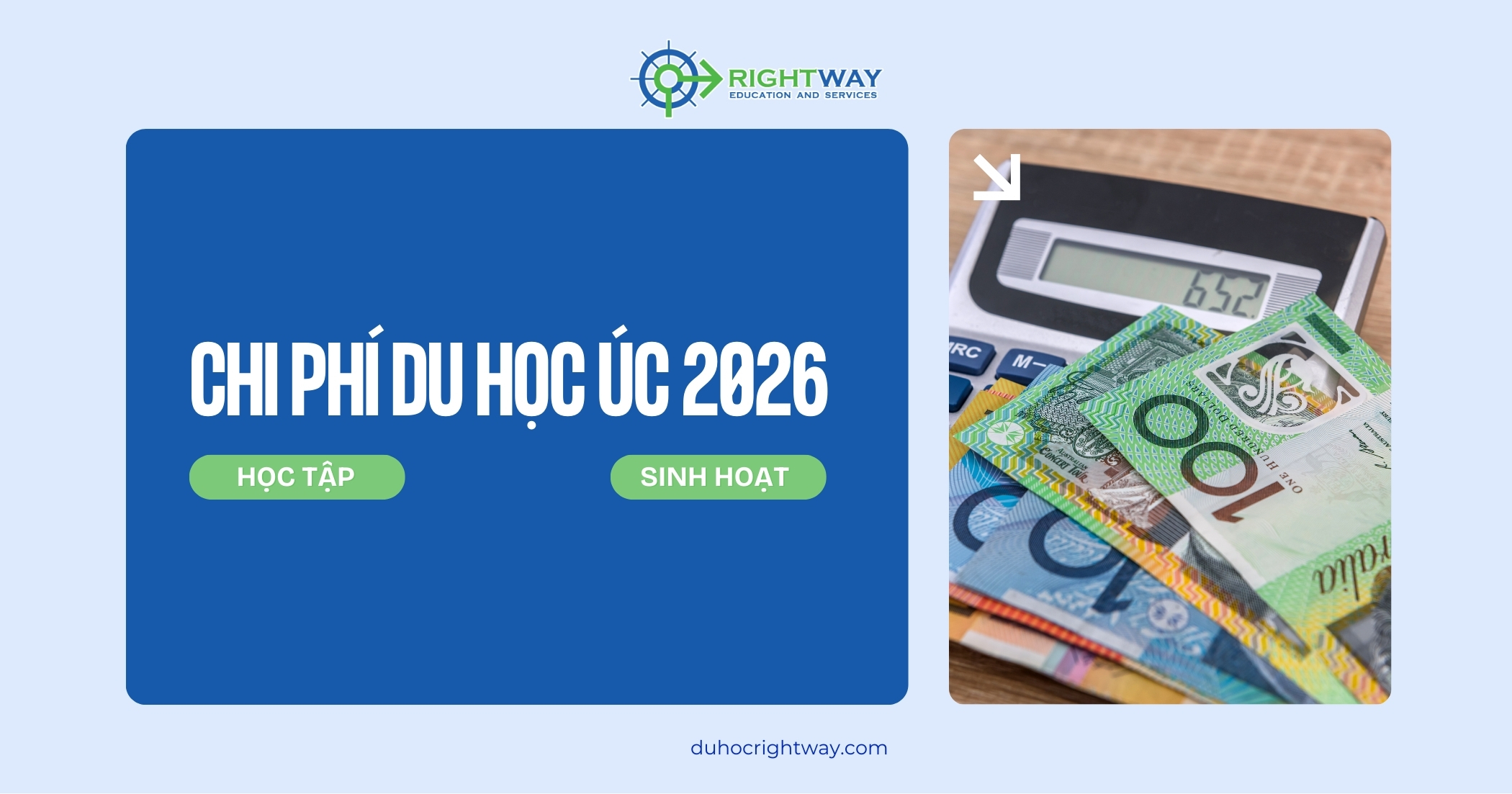 CHI PHÍ DU HỌC ÚC 2026: HỌC TẬP VÀ SINH HOẠT
