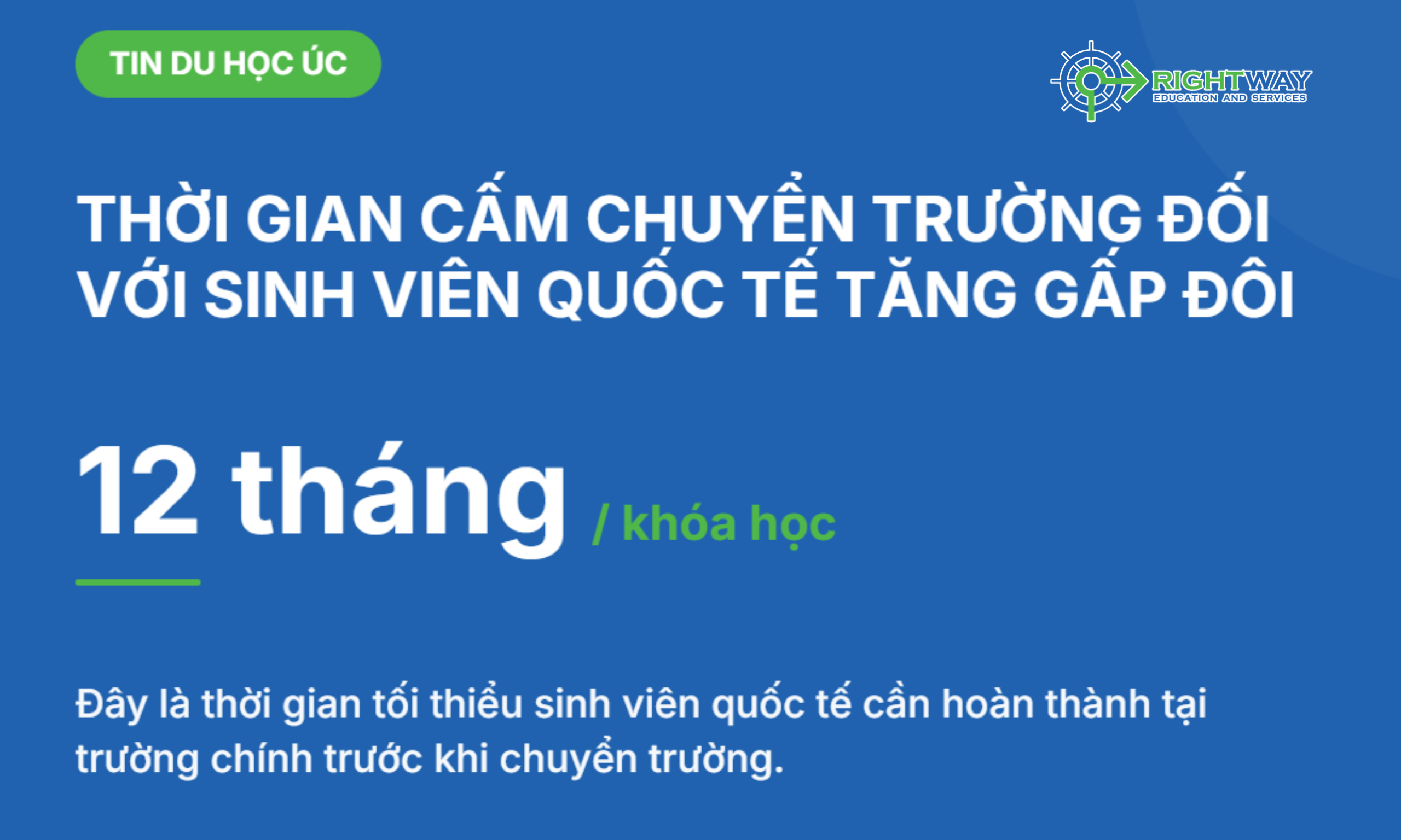 Úc tăng thời gian hạn chế chuyển trường lên 12 tháng từ 02/10/2026: Du học sinh cần biết gì?
